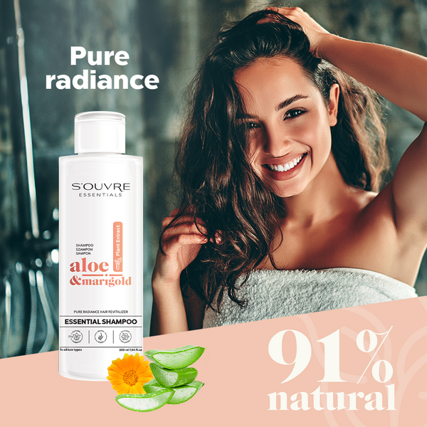 Szampon do włosów - ESSENTIAL SHAMPOO - aloe&marigold