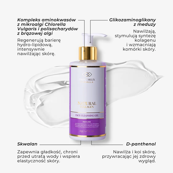 Revous Żel do Mycia Twarzy z Kolagenem