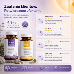 Kolagenowy Duet dla Stawów: For Joints Active + Witamina C