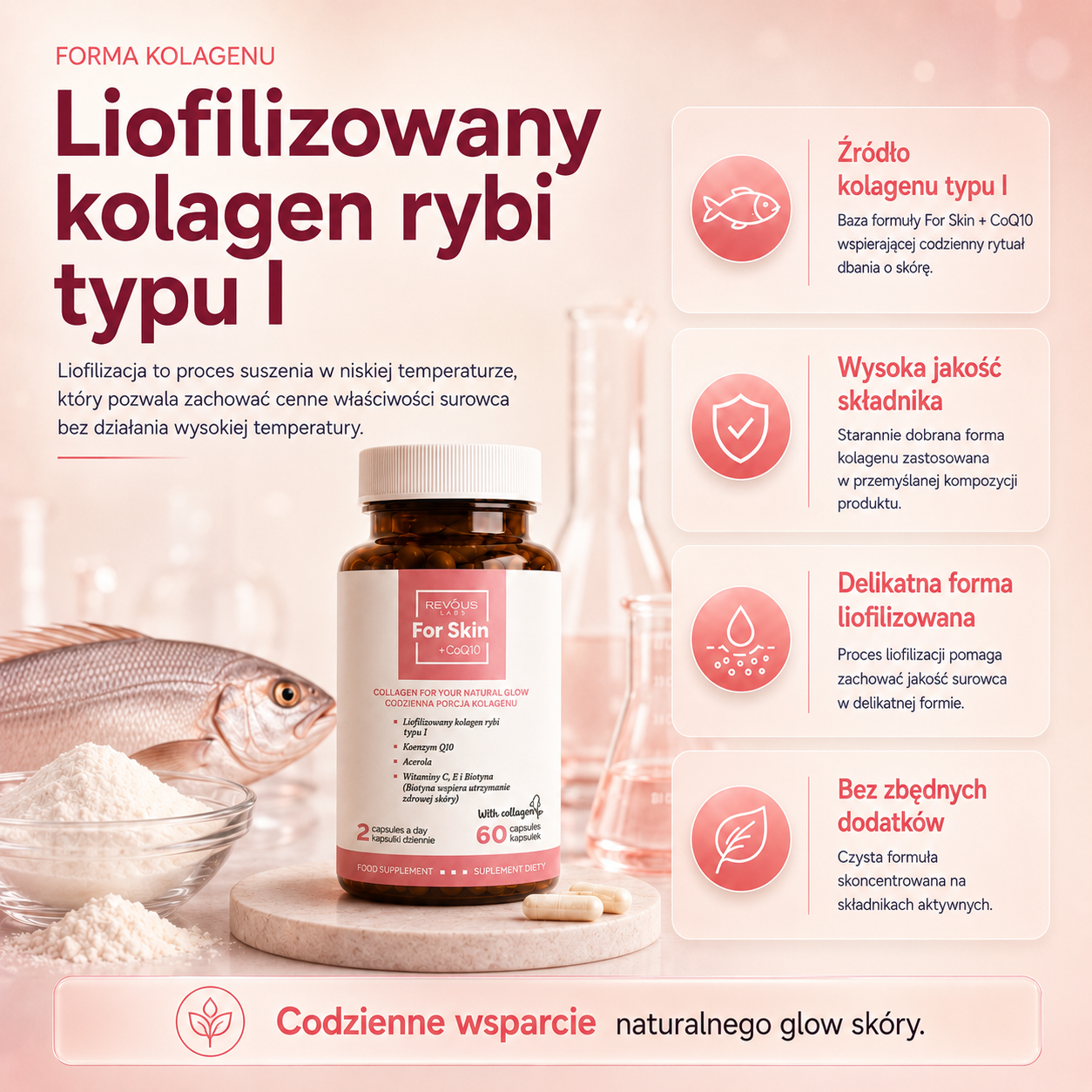 Revous Collagen For Skin - For Skin + CoQ10