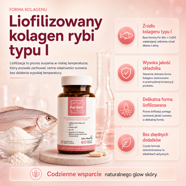 Revous Collagen For Skin + CoQ10 - 60 capsules