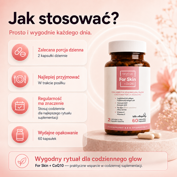 Revous Collagen For Skin + CoQ10 - 60 capsules